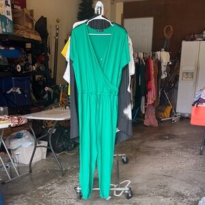 Elegant Teal Women's Jumpsuit